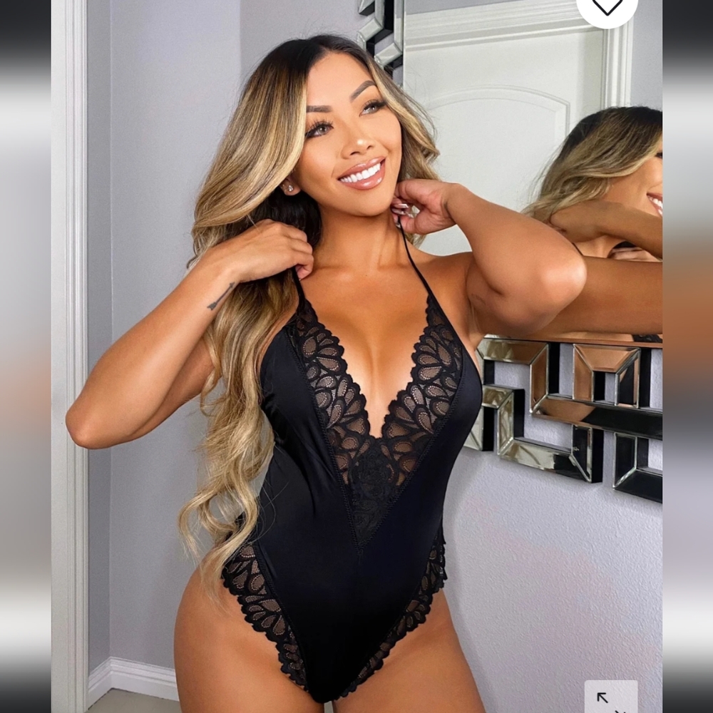 Savage not sorry lace teddy Sz S